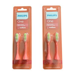 Philips One by Sonicare Miami‎ Coral Replacement Brush Heads NEW